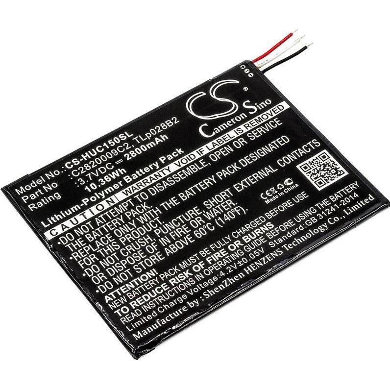 CoreParts Battery for Alcatel Mobile (2800 mAh), Notebook Akku, Schwarz