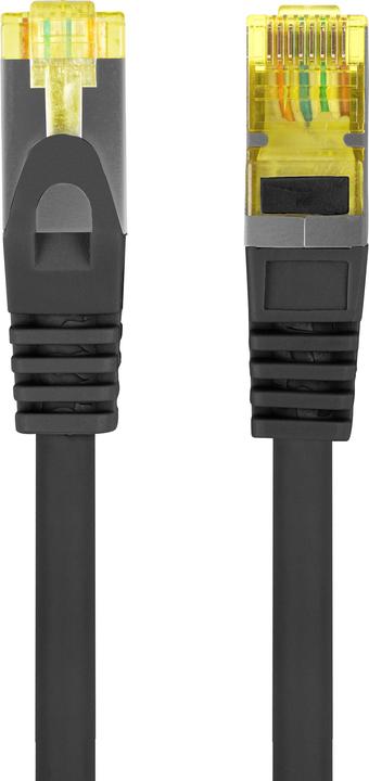 Actual product image Lanberg Patchcord Cat.6a S/Ftp Lszh Cu 1.5m Czarny Fluke Passed (S/FTP, CAT6a, 1.50 m)