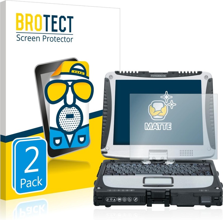 Productafbeelding BROTECT Antireflecterende schermbeschermer mat (2 Stuk, Toughbook CF-19)