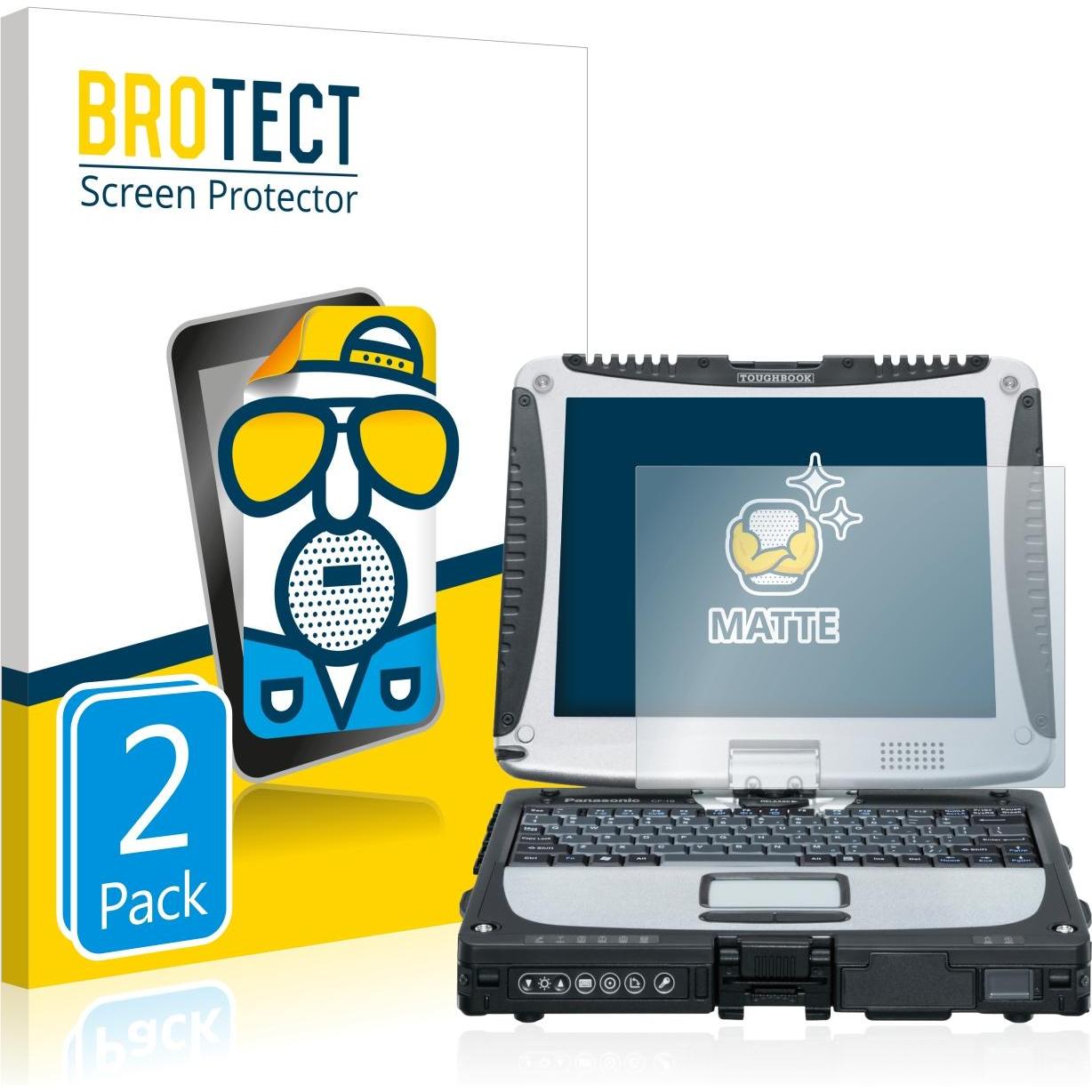 Thumbnail - BROTECT Entspiegelungs-Schutzfolie Displayschutz Matt (2 Stück, Toughbook CF-19), Tablet Schutzfolie