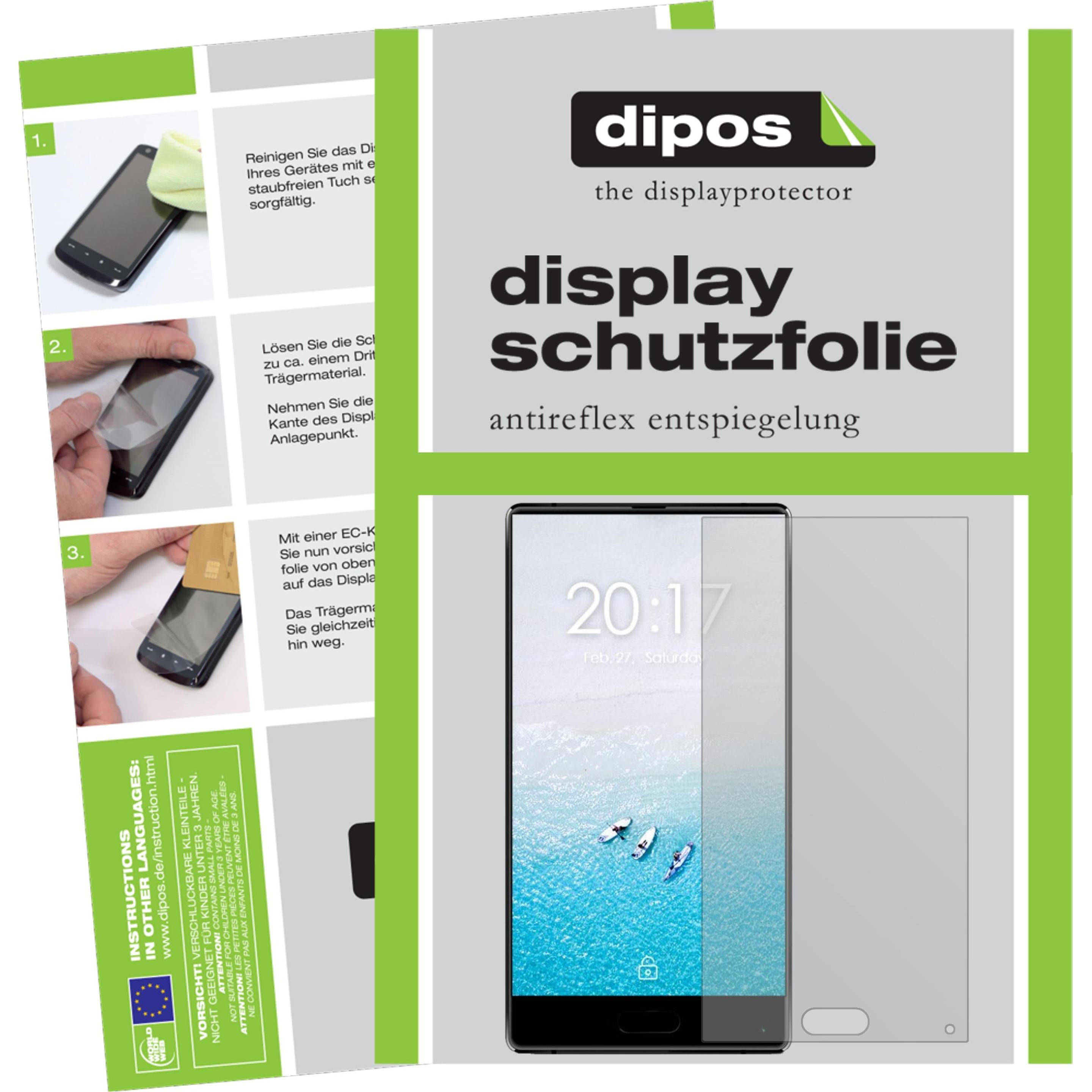 Dipos Displayschutzfolie Antireflex (2 Stück, Oppo F1), Smartphone Schutzfolie, Transparent