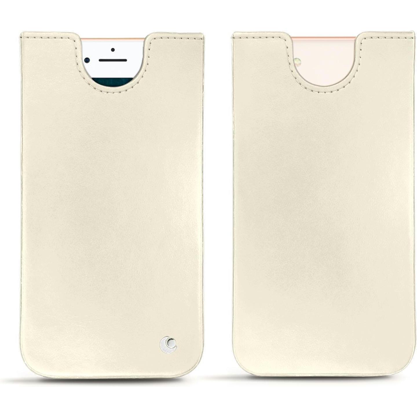Noreve Lederschutzhülle (Apple iPhone 7), Smartphone Hülle, Weiss