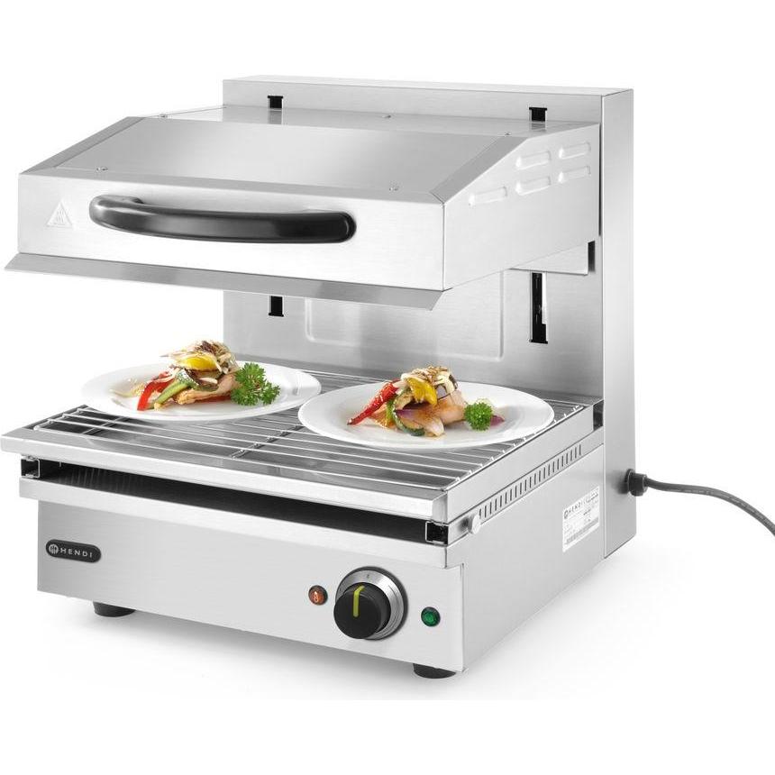 Hendi, Elektrogrill, Salamander 450 Edelstahl 230V 2800W (2.80 kW)