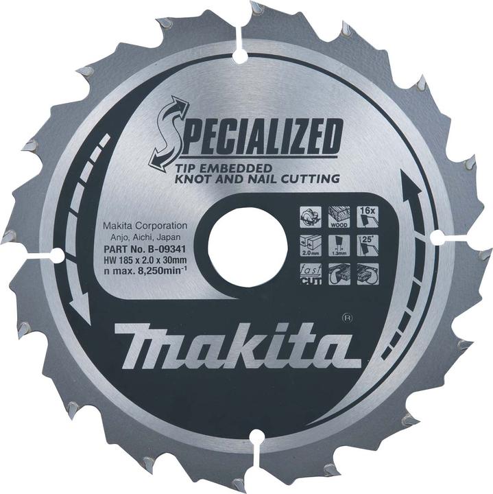 Actual product image Makita SPECIALIZED saw blade 165x20x24Z
