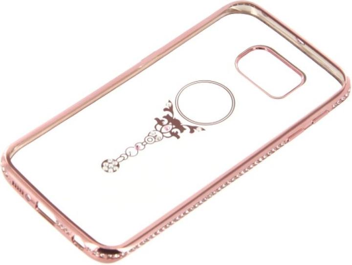Image du produit OEM Etui TPU Bling Beauty pour Samsung S6 Edge - or rose (Samsung Galaxy S6 Edge+)