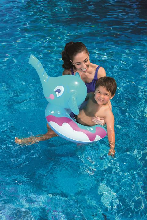 Image du produit Bestway Elephant Spray Ring, Multicolore, Swim ring, Pattern, Vinyl, 3 yr(s), 6 yr(s)