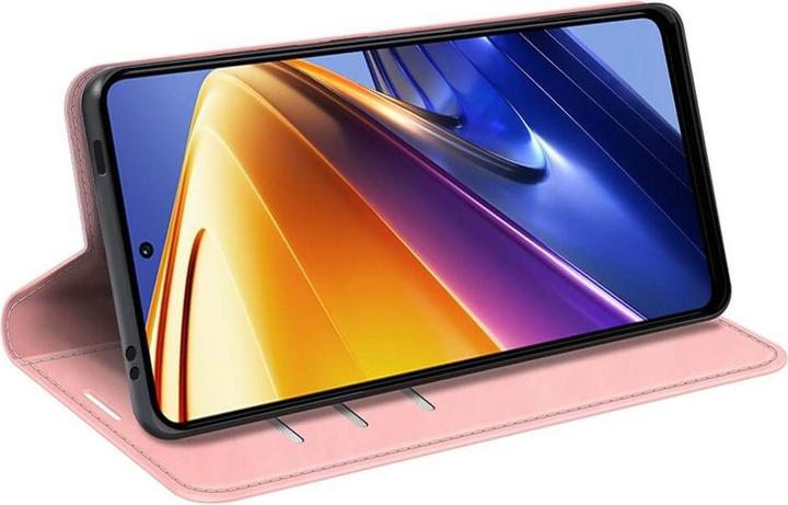 Actual product image Cover-Discount Xiaomi Poco F4 GT - Stand Flip Case Cover pink (Xiaomi Poco F4 GT)
