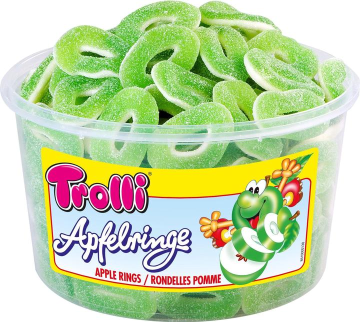 Actual product image Trolli Sour apple rings (1 pcs., 1200 g)