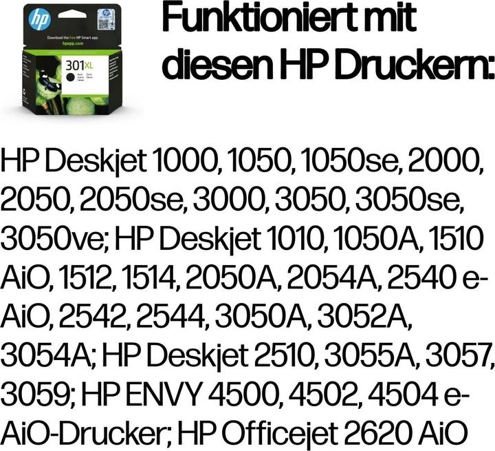 Produktbild HP 301xl (BK)