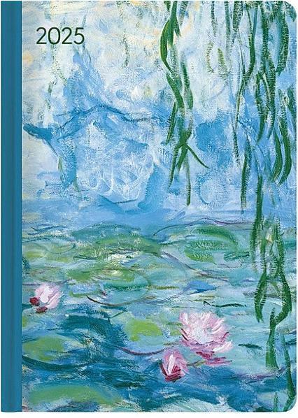 Alpha Edition Ladytimer Monet 2025 Taschenkalender, 10x15,2cm, Kalender mit 192 Seiten (10 x 15 cm, 1 Tag / 2 Seiten)