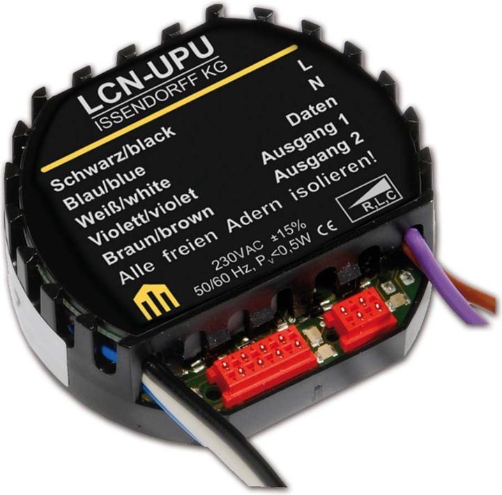 Image du produit Issendorff Module encastré 230V, 2 LCN - UPU Sortie phases AB et AN-coupe