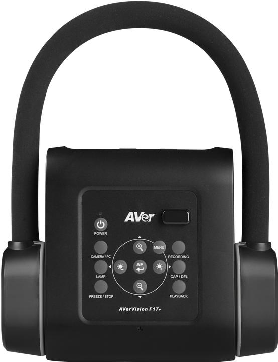 Image du produit AVerMedia F17+ Caméra document 13MP 4K 60FPS 23X zoom avec VGA HDMI & bras flexible USB (4K, A3)