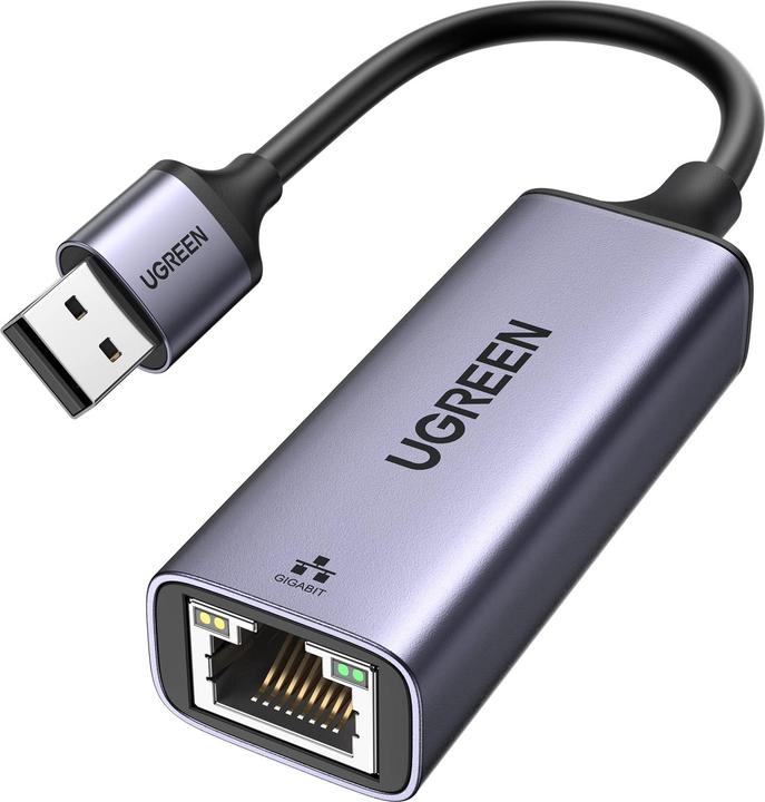 Produktbild Ugreen Ethernet Adapter (USB 3.0, RJ45 Gigabit Ethernet (1x))