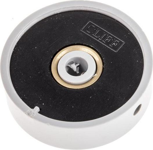 Produktbild RS PRO Encoder knob 35gm grey 6mm screw fix (Potentiometer)