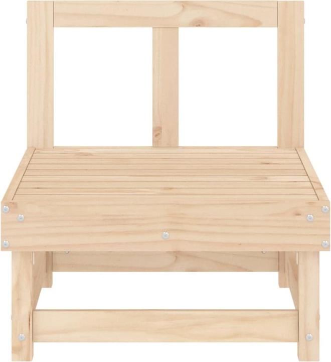 Produktbild VidaXL 3-tlg. Garten-Lounge-Set Weiss Massivholz Kiefer,Farbe