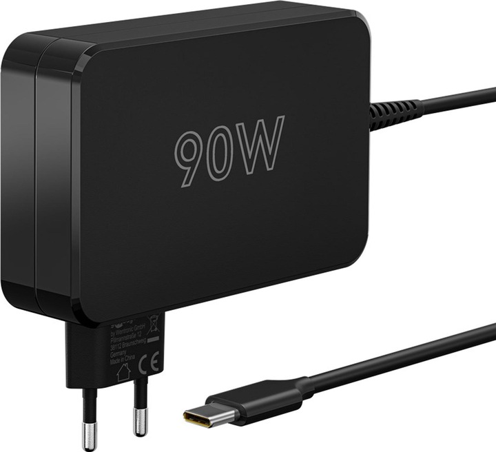 Goobay USB-C-Ladegerät für Laptops 90 W schwarz (90 W)
