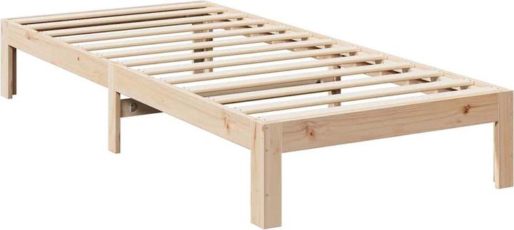 Actual product image vidaXL Solid wood bed (90 x 200 cm)
