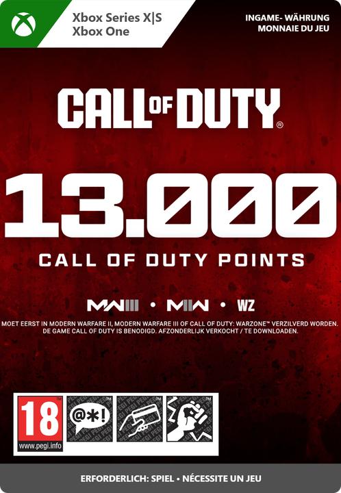 Microsoft Xbox Call of Duty Points - 13,000 Download Code