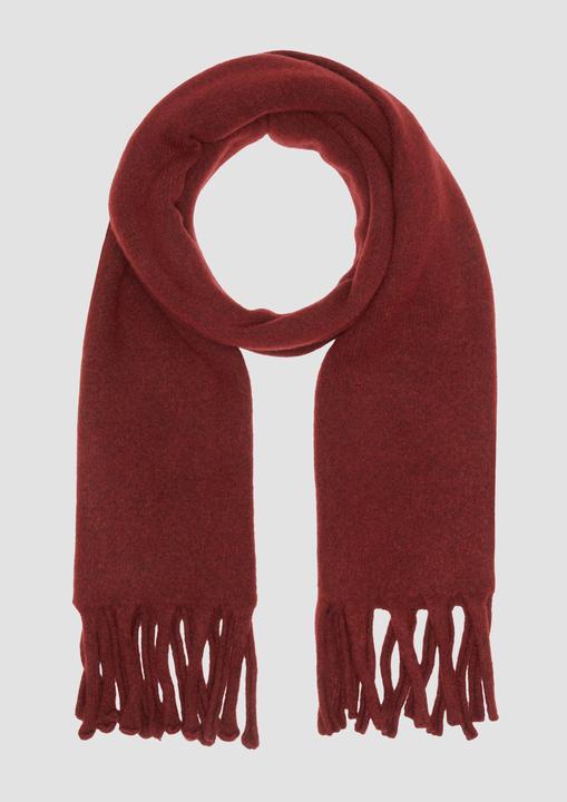 Image du produit S.Oliver Tuch Gestrickter Schal mit Fransen