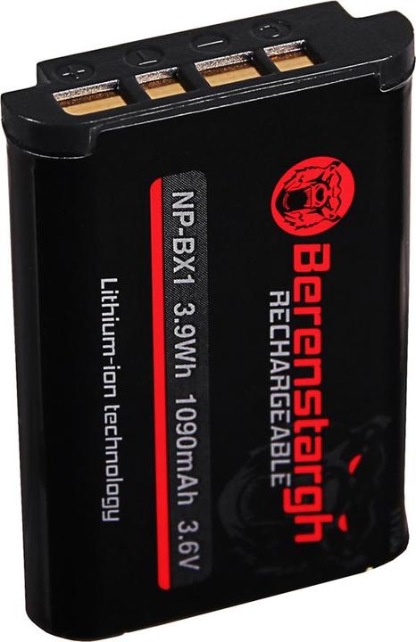 Produktbild Berenstargh Akku f. Sony NP-BX1 (Kamera Akku Ladegerät)
