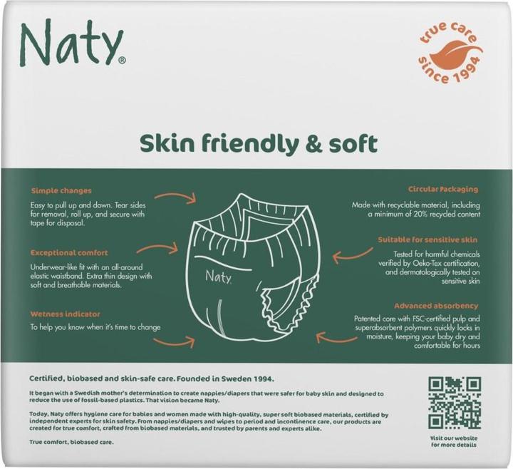 Image du produit Naty Couche-culotte bio (Taille 4, Pack, 22 pcs)