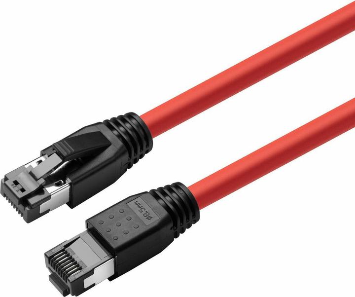 Produktbild MicroConnect CAT8.1 S/FTP 5m Red LSZH (S/FTP, CAT8.1, 5 m)