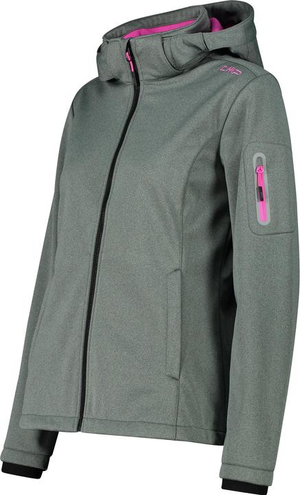 Immagine prodotto CMP Campagnolo Giacca Softshell da donna con cappuccio e zip (34, XXS)