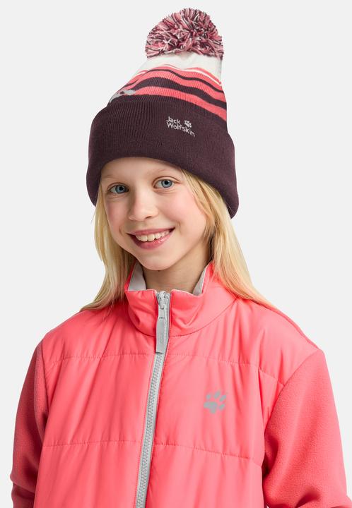 Immagine prodotto Jack Wolfskin Stripy Pompom Beanie K (S)