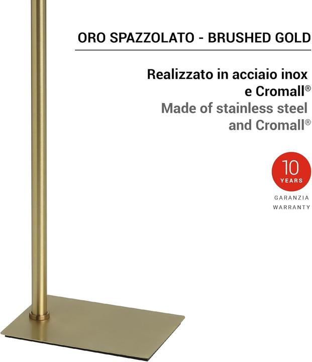 Produktbild GCS TRILLY TOWEL STAND 14X34X83.3 BR GOLD