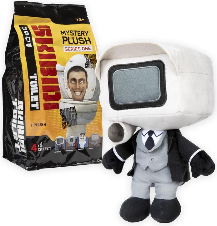 Productafbeelding Skibidi Toilet Mystery Plush - verzamelbare pluche, gloednieuwe verzamelobjecten, officieel gelicentieerd product (28 cm)