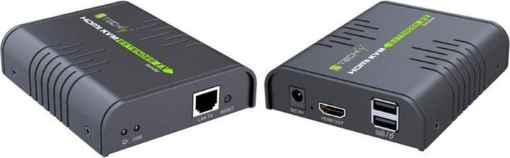 Actual product image Techly HDMI KVM Extender over network cable