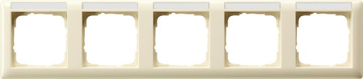 Actual product image Gira Cover frame 5f horizontal. BSF System 55 109501