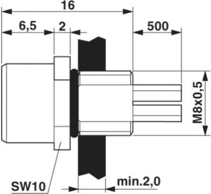 Produktbild Phoenix Contact Sensor-/Aktor-Einbausteckverbi