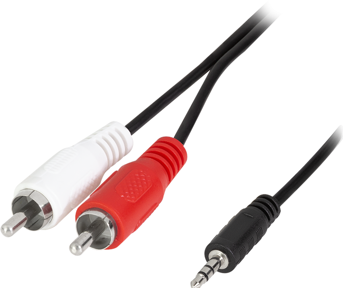 Image du produit LogiLink Câble de connexion (1.50 m, Jack 3,5 mm (AUX), RCA)