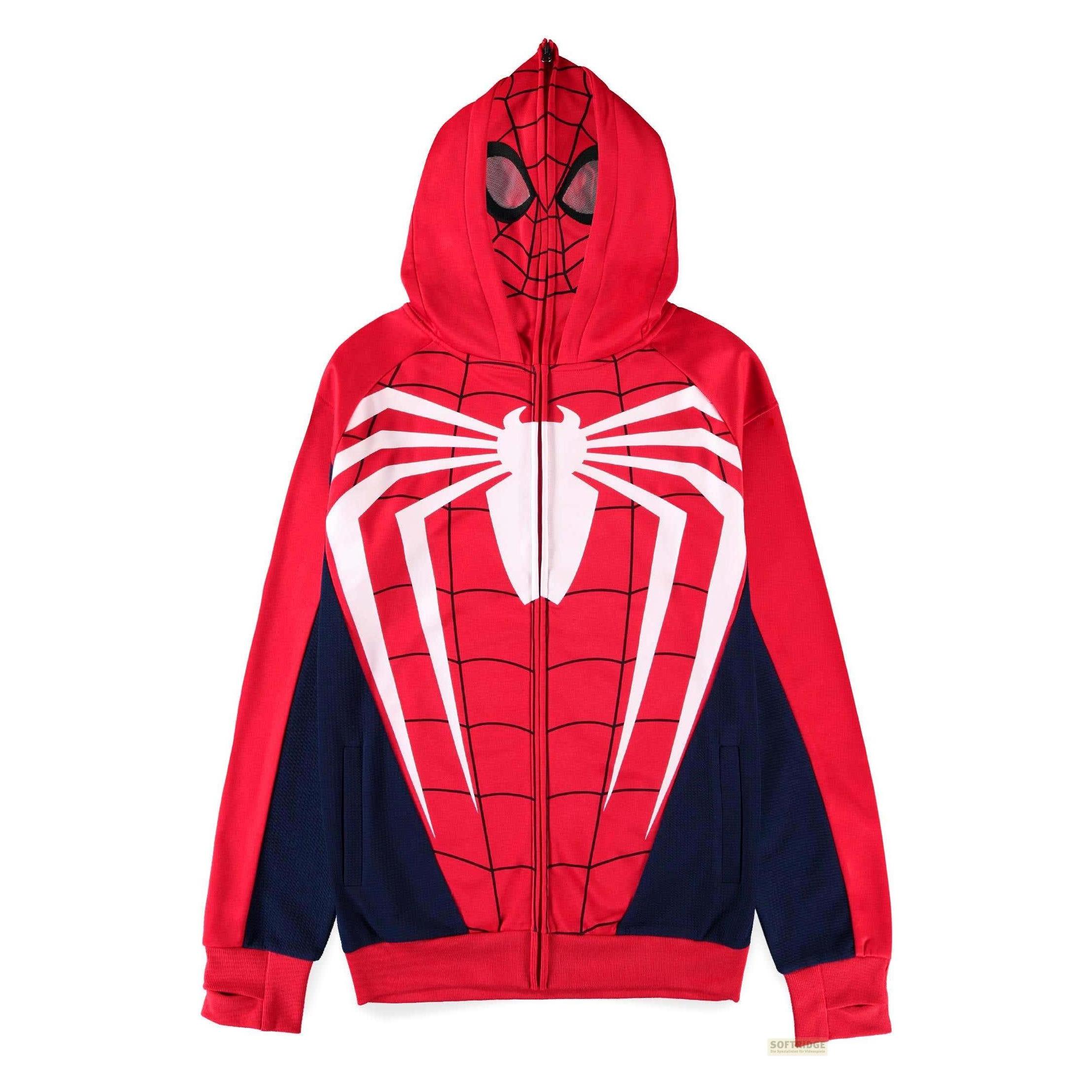 Difuzed, Unisex, Pullover, Spider-Man - Full Zip Novelty Hoodie With Face Mask - M, Mehrfarbig, Blau, Rot, (M)