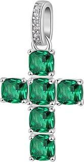 Image du produit Brosway - Silver pendant Cross with zircons Fancy Life Green FLG115