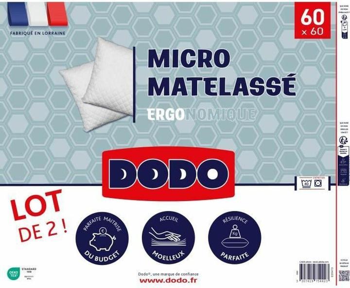 Productafbeelding Dodo Kissen Weiss 60 x 60 cm (2 Stück) (60 x 60 cm)