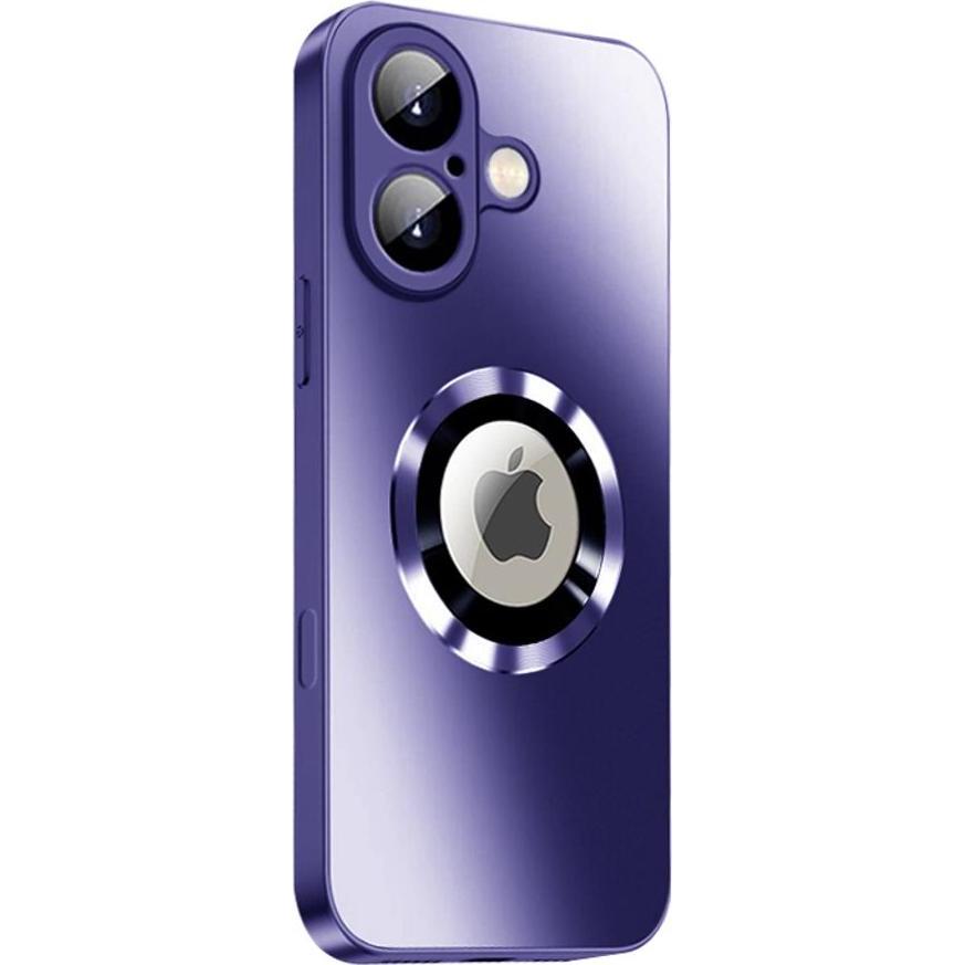 SIGN Magnetic Case iPhone 16 with lens protection and logo view - Purple (Apple iPhone 16), Smartphone Hülle, Violett