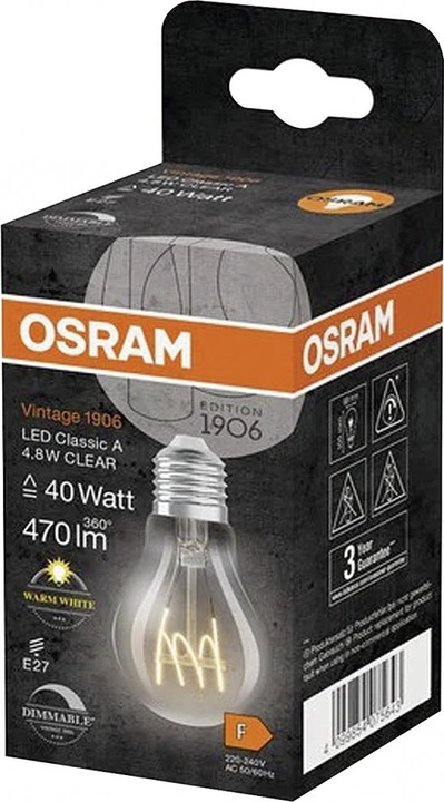 Produktbild Ledvance LED-Lampe (E27, 4.80 W, 470 lm, 1 x, F)