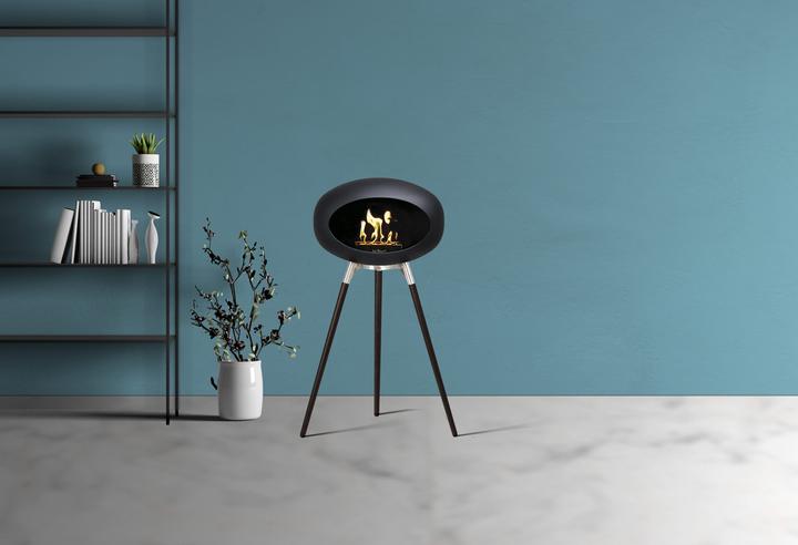 Produktbild Le Feu Bio Ethanol Kamin Ground Wood Schwarz - Eiche schwarz