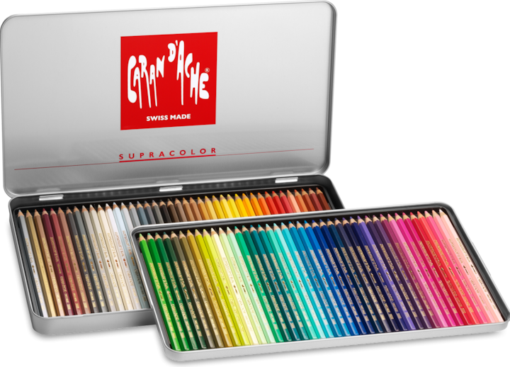 Image du produit Caran d'Ache Supracolor Aquarelle Metallschachtel (Multicolore, 80 x)