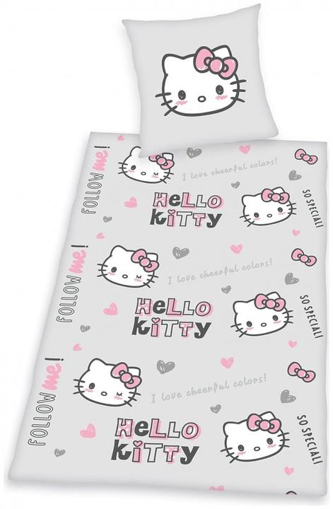 Actual product image Herding Hello Kitty parure de lit Follow Me! 135 x 200 cm / 80 x 80 cm