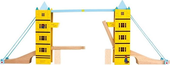 Image du produit Legler OHG Accessoires de train en bois avec l'ours Paddington Tower Bridge