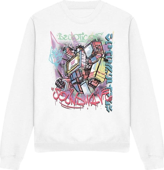Transformers Unisex Adult Generations Street Style Decepticon Soundwave Sweatshirt (XXL)