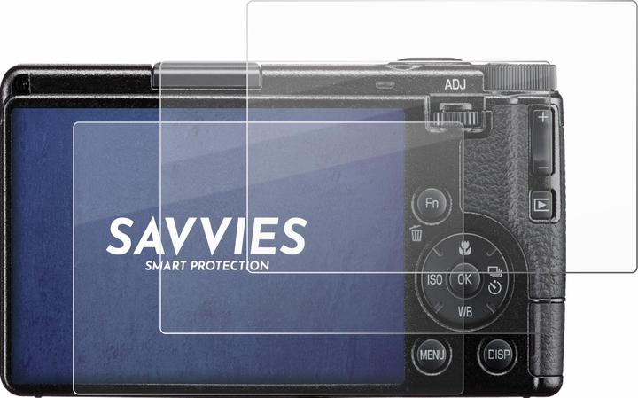 Image du produit Savvies 3x Smart Glass – Hybrid Glass Protection écran verre 9H pour Ricoh GR IV 2025 (Protecteur d'écran, RICOH GR IV)