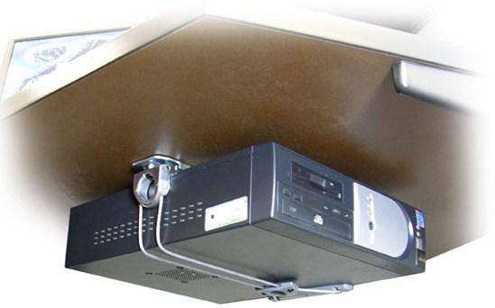 Produktbild Ergotron Universal Cpu Holder Dark Grey