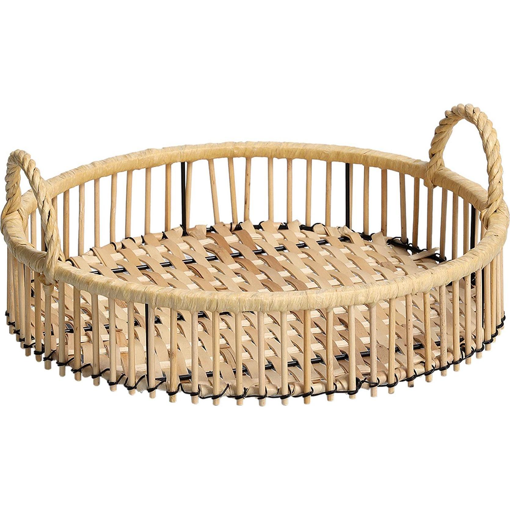 Zeller Present, Tablett, Dekotablett 'Rattan'