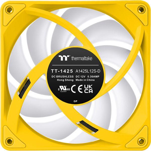 Image du produit Thermaltake TT CT140 EX Reverse ARGB PC Cooling Fan 3 Pack Bumblebee (140 mm, 3 x)