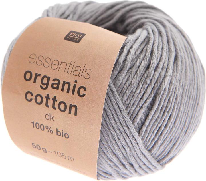 Image du produit Rico Essentials Organic Cotton, grau, 50 g, 105 m, 100% CO (105 m)