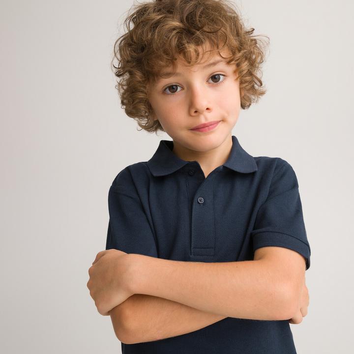 Produktbild La Redoute Collections Poloshirt mit kurzen Ärmeln aus Biobaumwoll-Pikee (116)